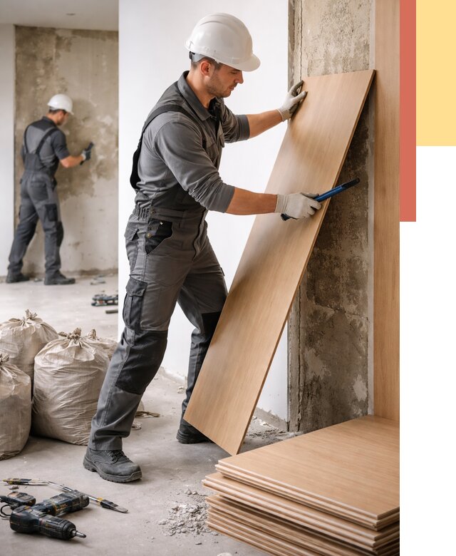 Демонтаж стеновых панелей в Майкопе от 3538 руб. за м² быстро и недорого | ОТДЕЛОЧНИК-Мкп