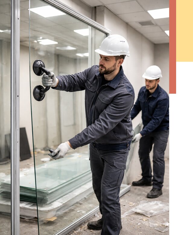 Демонтаж стеклянных перегородок в Майкопе от 3235 руб. — быстро и недорого | ОТДЕЛОЧНИК-Мкп