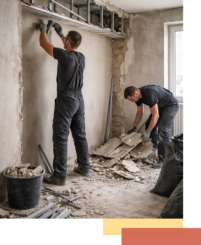 Демонтаж короба из гипсокартона в Майкопе быстро и аккуратно