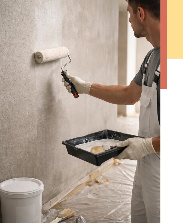 Грунтовка стен в Майкопе от 2224 руб. м2 — быстро, недорого, с материалом | ОТДЕЛОЧНИК-Мкп