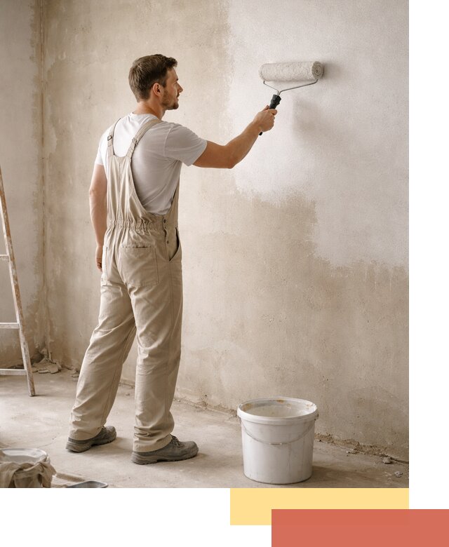 Грунтовка стен под отделку в Майкопе профессиональным раствором