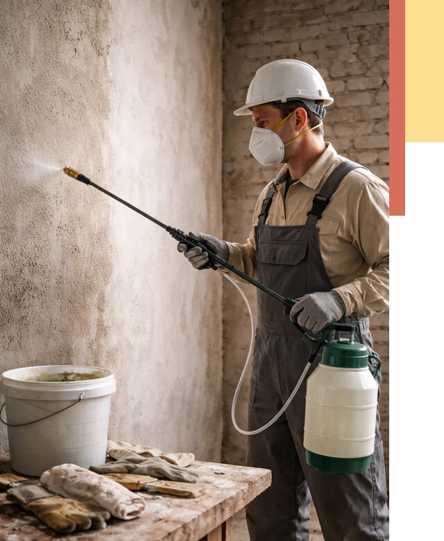 Антисептическая обработка стен в Майкопе от 1213 руб. — быстро и недорого | ОТДЕЛОЧНИК-Мкп