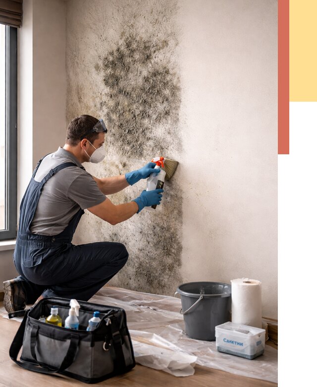Удаление плесени со стен в Майкопе от 2173 руб. — быстро и недорого | ОТДЕЛОЧНИК-Мкп