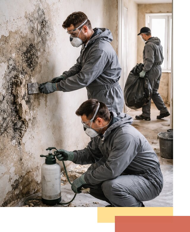 Удаление плесени со стен профессионально в Майкопе