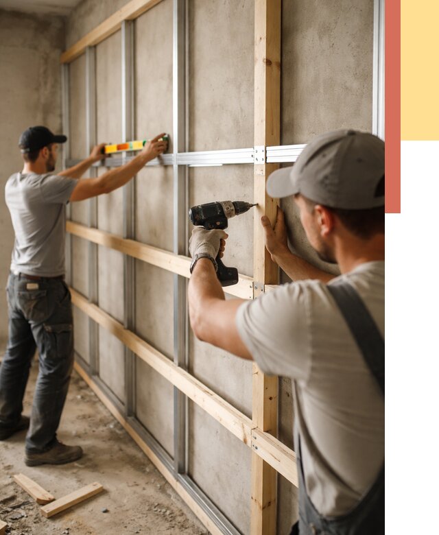 Устройство обрешетки под панели в Майкопе от 2123 руб. — монтаж под ключ | ОТДЕЛОЧНИК-Мкп