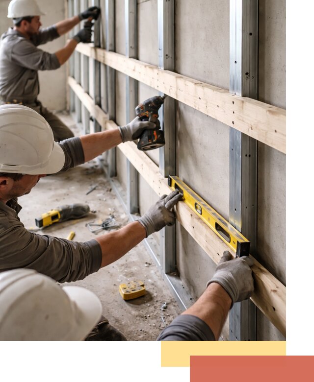 Устройство обрешетки под панели в Майкопе