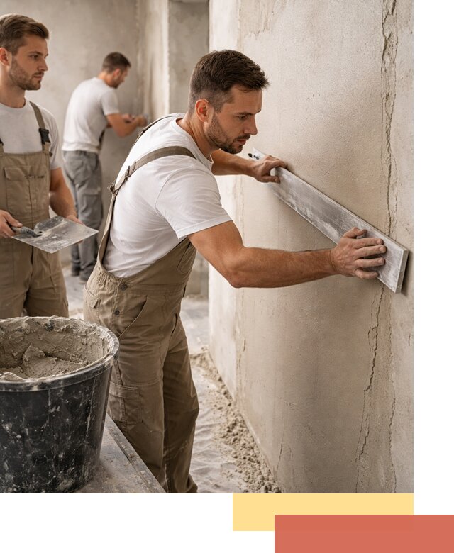 Штукатурка стен без маяков в Майкопе быстро и качественно