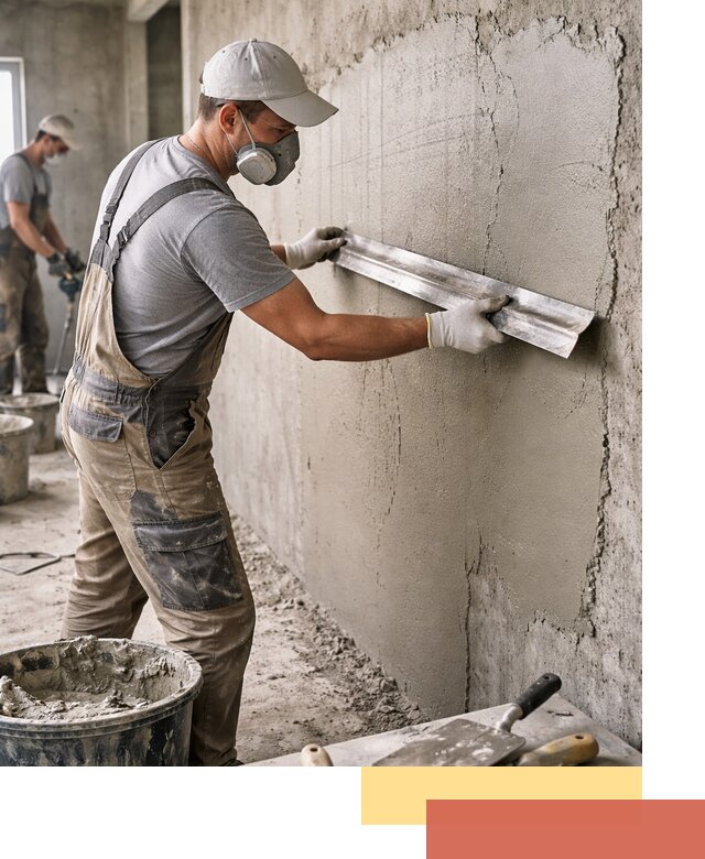 Штукатурка бетонных стен в Майкопе качественно и долговечно