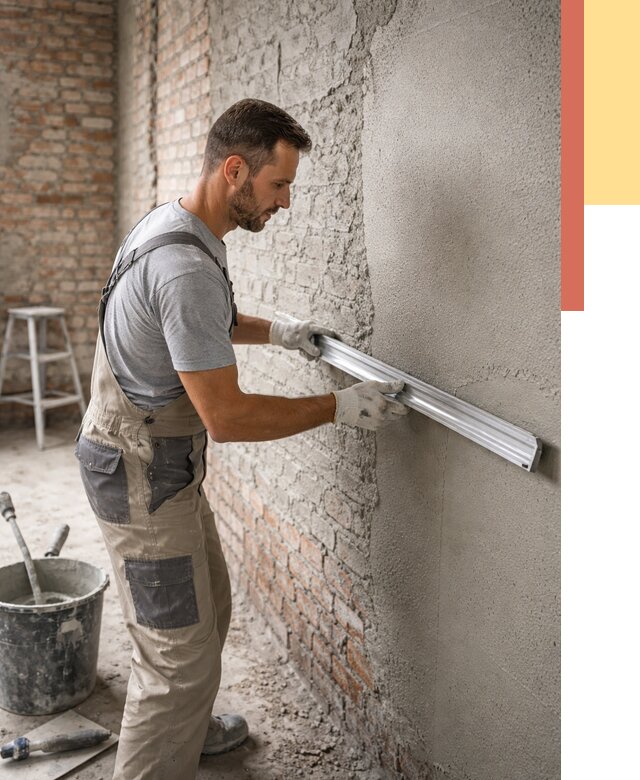 Штукатурка кирпичных стен в Майкопе от 4549 руб/м2 — быстро и недорого | ОТДЕЛОЧНИК-Мкп