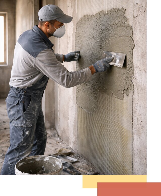 Штукатурка стен по сетке в Майкопе под ключ качественно и быстро