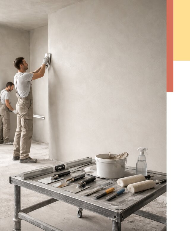 Штукатурка стен под покраску в Майкопе от 4549 руб./м² — качественно и недорого | ОТДЕЛОЧНИК-Мкп