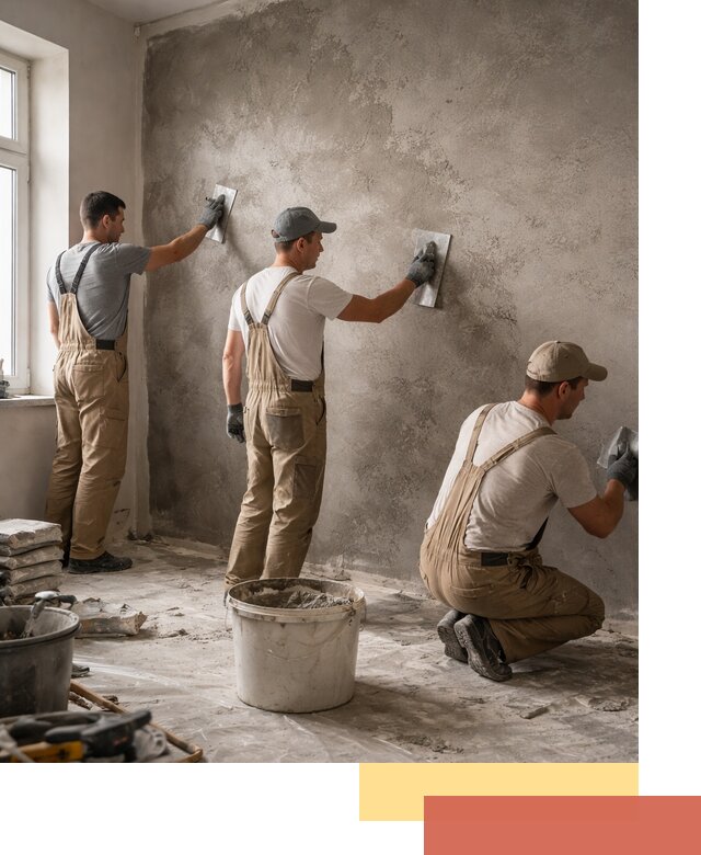 Декоративная штукатурка под бетон в Майкопе для стен и потолков