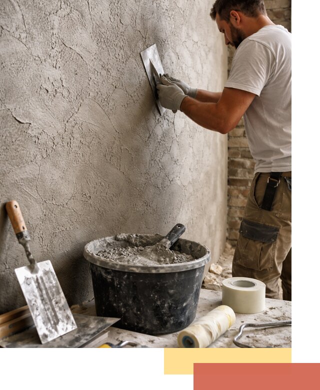 Декоративная штукатурка лофт в Майкопе — отделка стен и потолков