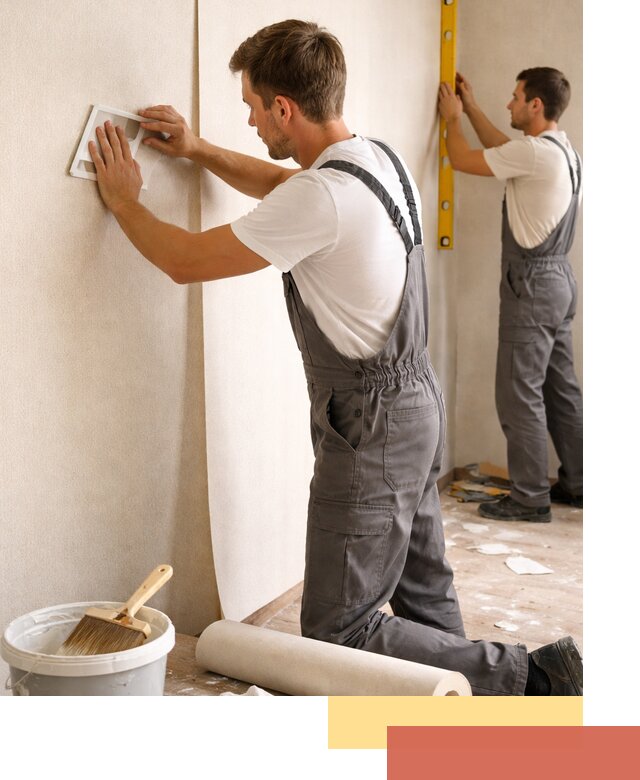 Поклейка бумажных обоев в Майкопе качественно и недорого