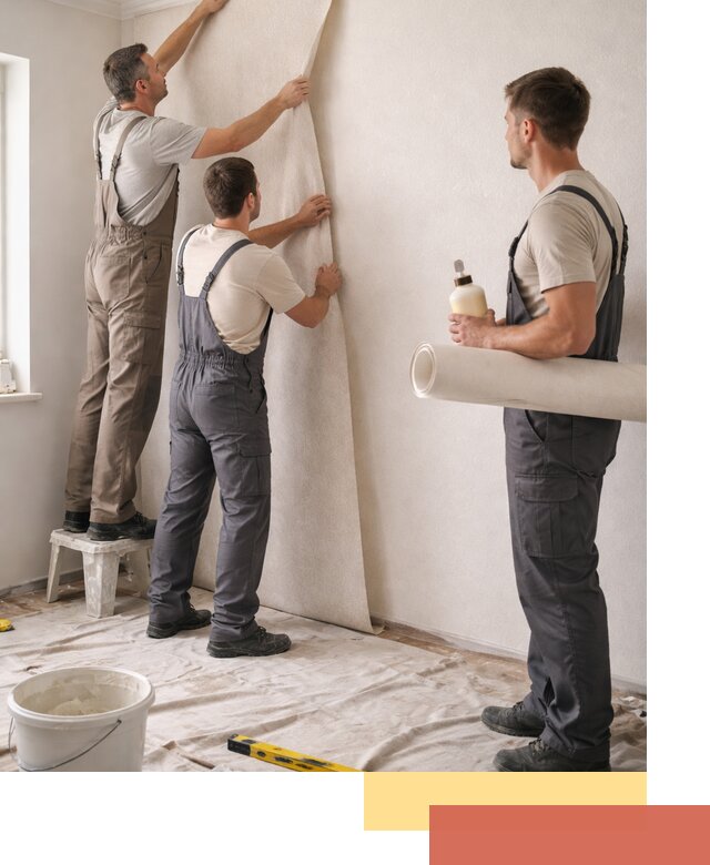 Оклейка стен обоями в Майкопе — качественно и профессионально