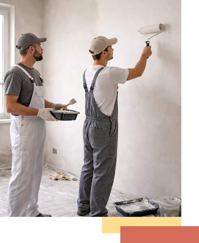 Покраска стен водоэмульсионной краской в Майкопе