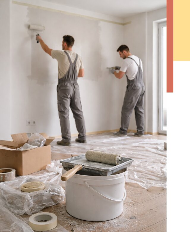 Покраска стен в квартире в Майкопе от 2527 руб/м2 — быстро и недорого | ОТДЕЛОЧНИК-Мкп