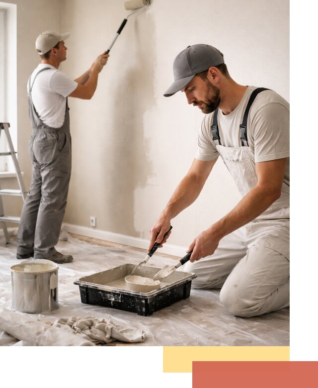 Покраска стен в квартире в Майкопе — профессионально и аккуратно