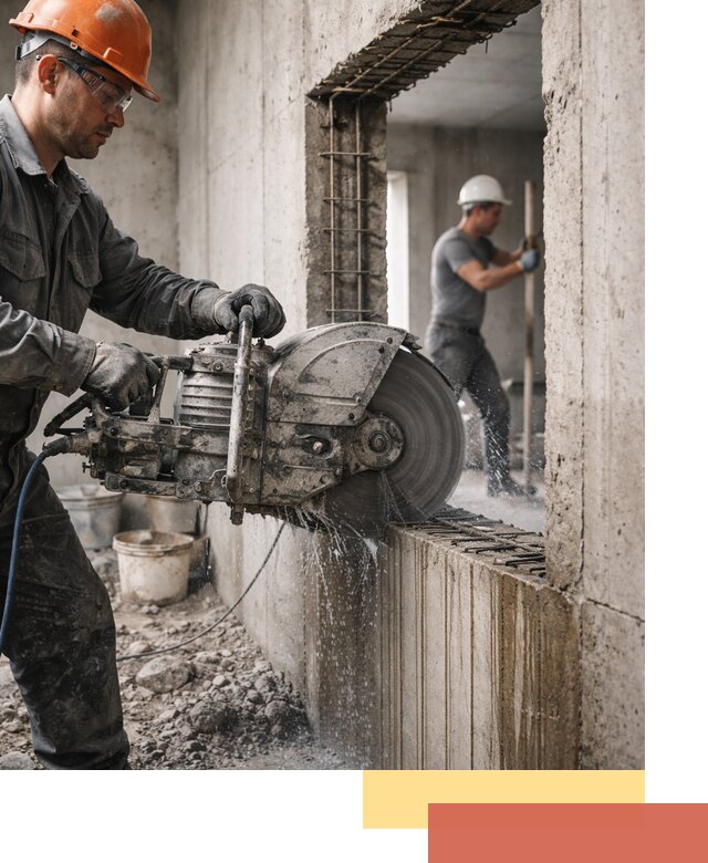 Алмазная резка проемов в Майкопе быстро и точно