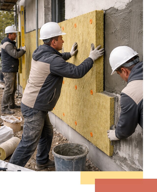 Утепление стен минватой в Майкопе — тепло и звукоизоляция