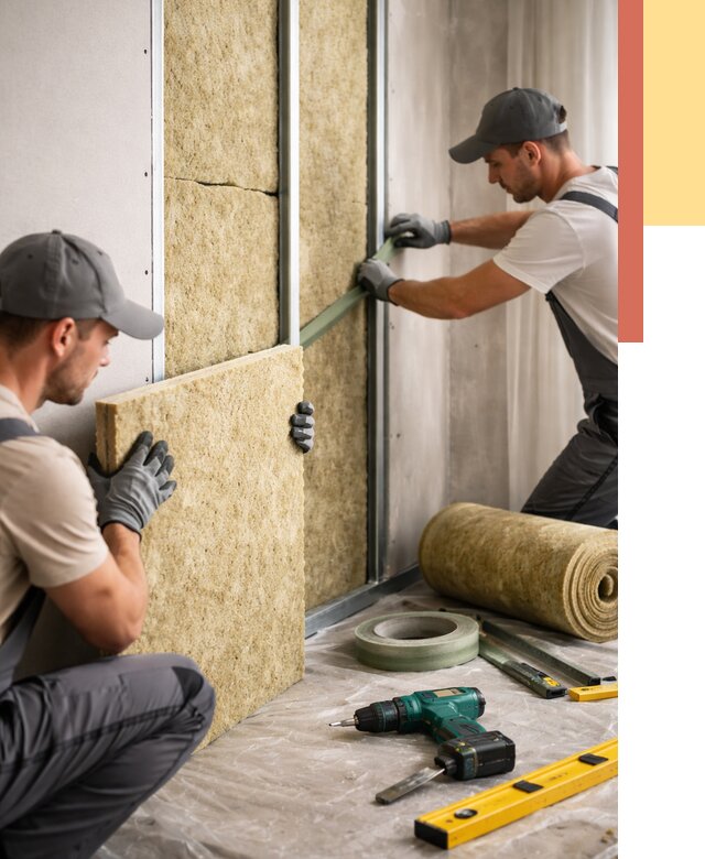 Шумоизоляция стен в Майкопе под ключ от 1870 руб. | ОТДЕЛОЧНИК-Мкп