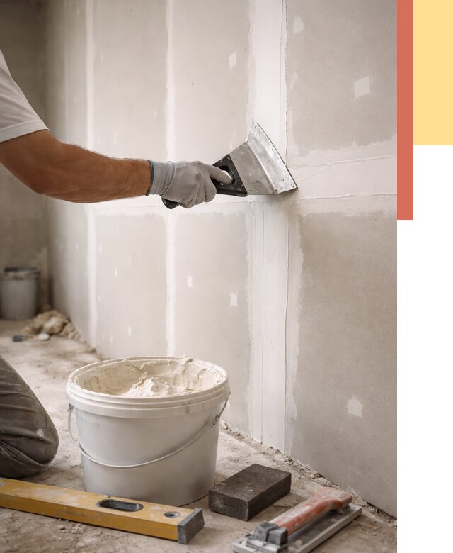 Шпаклевка перегородок из гипсокартона в Майкопе от 2527 руб. — услуги ОТДЕЛОЧНИК-Мкп