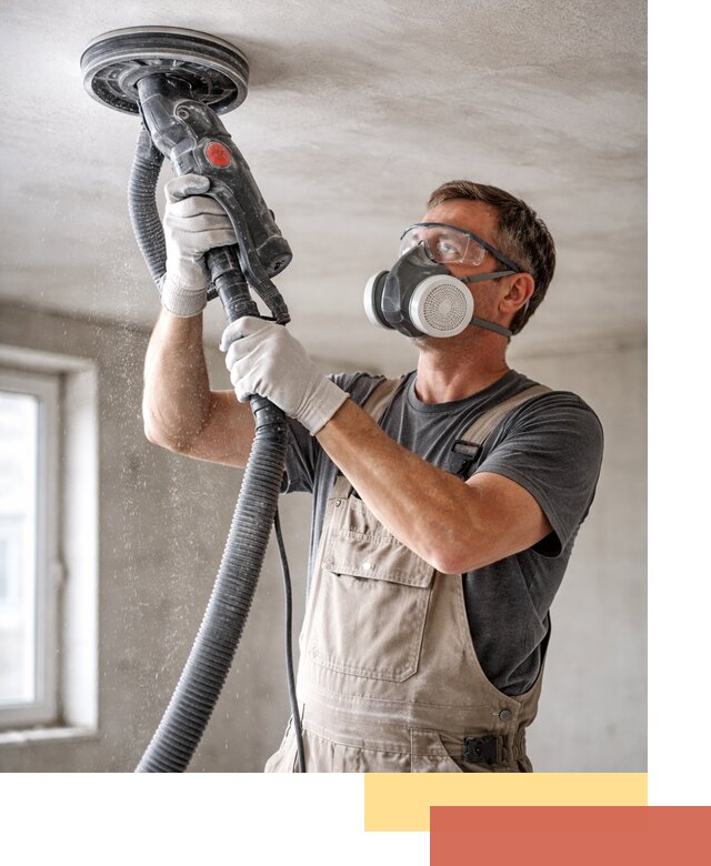 Шлифовка потолка в Майкопе — качественная подготовка под отделку