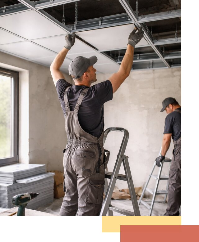 Монтаж кассетного потолка в Майкопе качественно и быстро