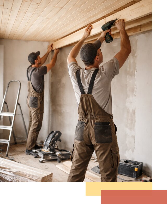 Монтаж потолка из вагонки в Майкопе профессионально и аккуратно