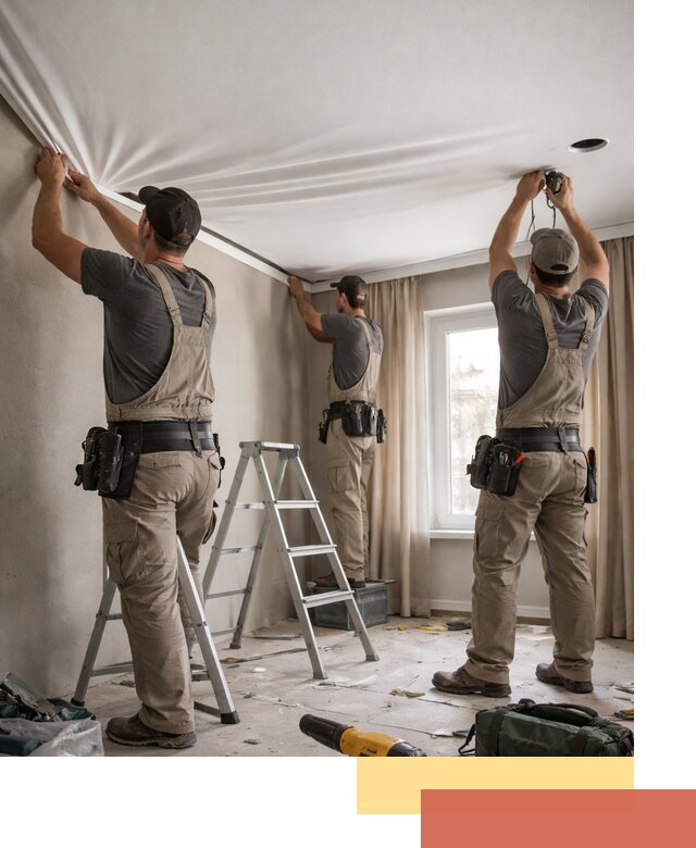 Монтаж матового натяжного потолка в Майкопе качественно и быстро