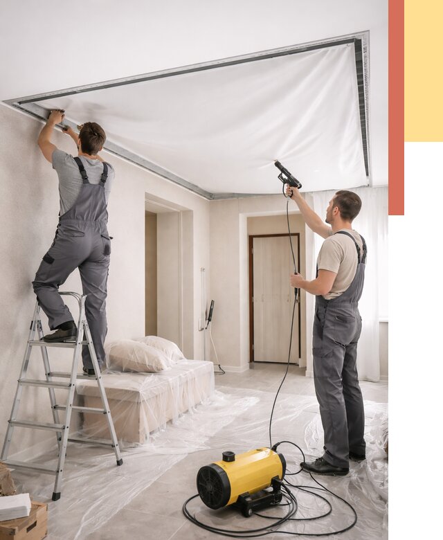 Монтаж натяжного потолка в прихожей в Майкопе от 2679 руб. под ключ | ОТДЕЛОЧНИК-Мкп