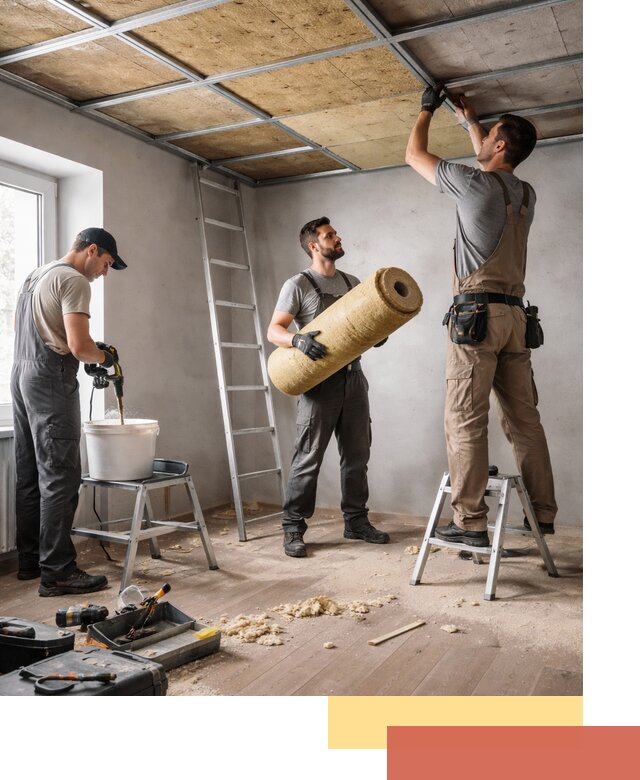 Шумоизоляция потолка в Майкопе: профессиональный монтаж и отделка