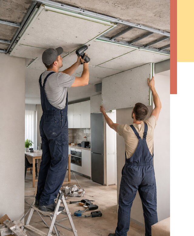 Шумоизоляция потолка панелями зипс в Майкопе от 1870 руб. под ключ | ОТДЕЛОЧНИК-Мкп